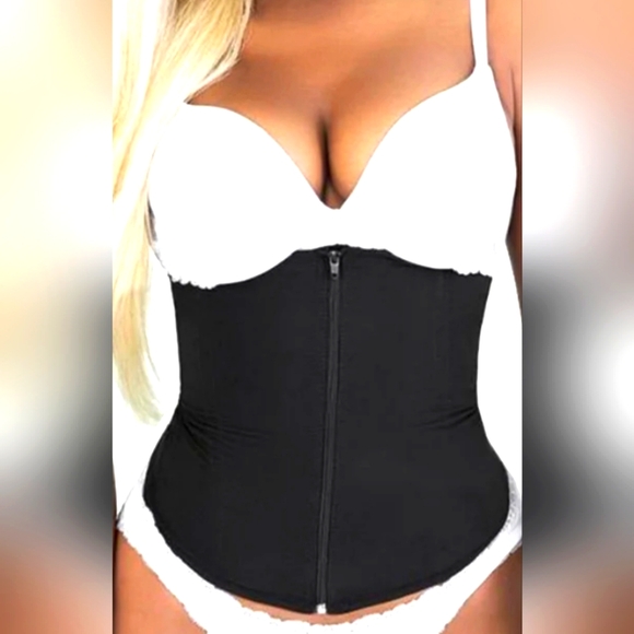 FajasTecNY Other - Black Zip Closure Waist Trainer - Corset - Sz 5X - Waistline 40 to 41.5 in